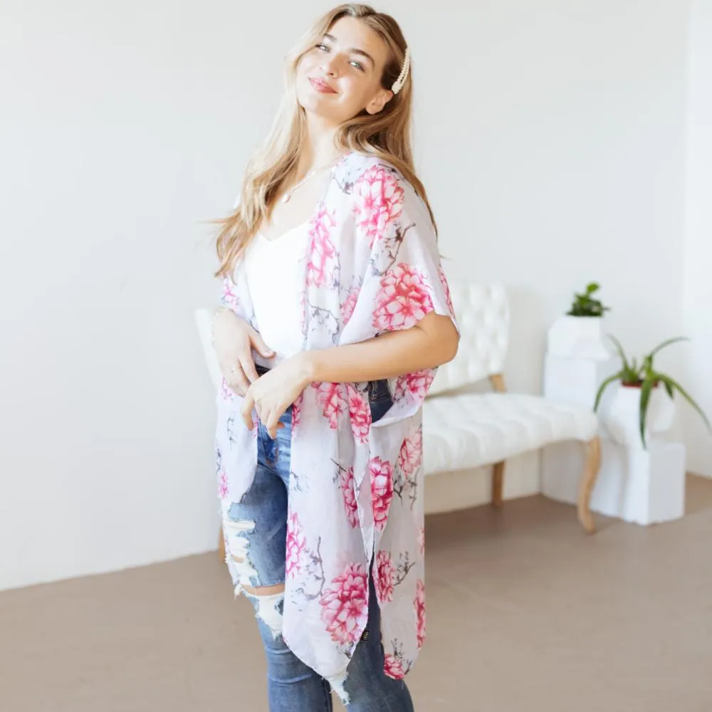 Flirty Floral Kimono